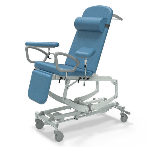 Poltrona elétrica para coleta de sangue - NV9596P-CLS-DSP-DG - SEERS Medical - de 3 seções / com apoio para pés / com rodízios