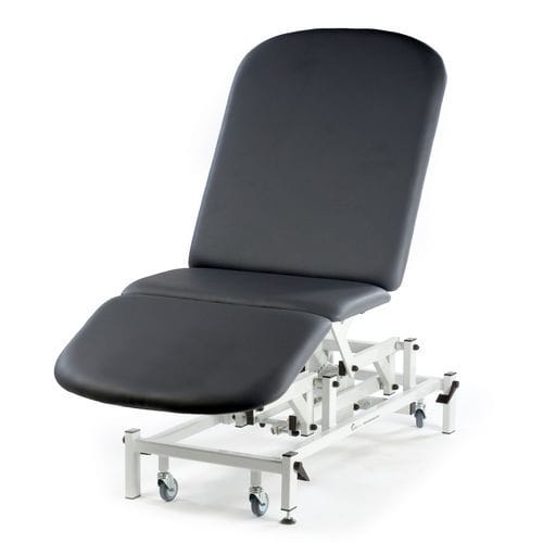 Mesa de exame para pacientes obesos - SM3573 - SEERS Medical - elétrica / com encosto regulável / com altura regulável