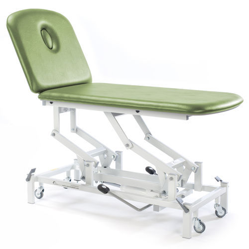 Mesa de exame para fisioterapia - ST2557 - SEERS Medical - hidráulica / com altura regulável / com rodízios