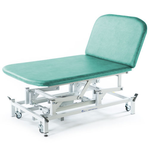 Mesa de Bobath elétrica - ST4562-CA - SEERS Medical - com rodízios / com encosto regulável / articulada em 2 seções