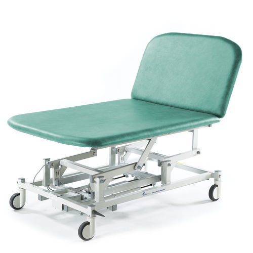 Mesa de Bobath elétrica - ST4562W-SB - SEERS Medical - com rodízios / com encosto regulável / articulada em 2 seções