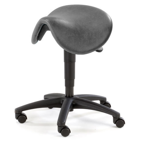 Mocho para consultório médico - ST6144 - SEERS Medical - com altura regulável / com rodízios / em forma de sela
