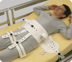 Cinto de fixação para cama hospitalar - 2231 - SEGUFIX-Bandagen Das Humane System - abdominal / para coxa