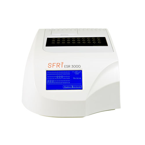 Analisador de velocidade de hemossedimentação automático - ESR 3000 - SFRI - para diagnóstico clínico / de acesso aleatório