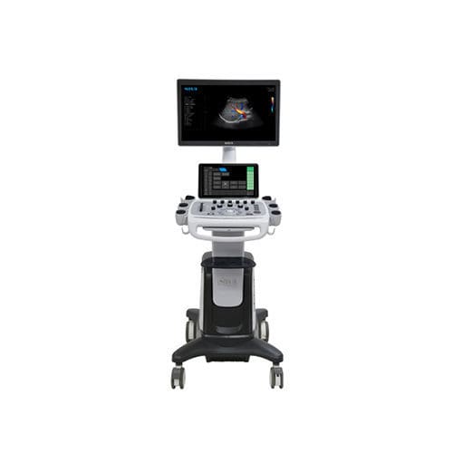 Aparelho de ultrassom com carrinho - Apogee 6200 - SIUI - geral / em preto e branco / com Doppler colorido
