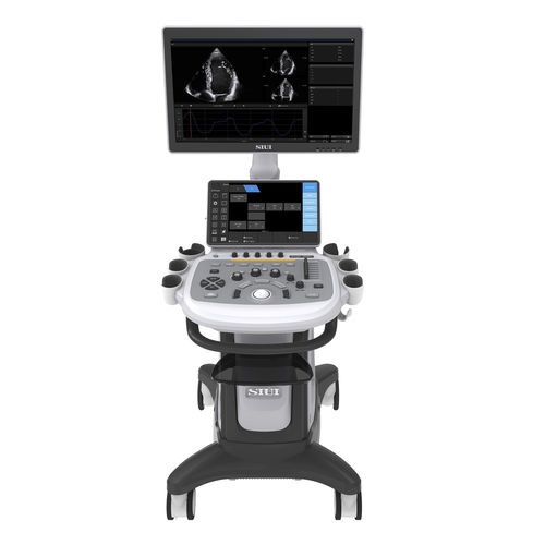 Aparelho de ultrassom com carrinho - Apogee 5300 Pro - SIUI - geral / abdominal e pélvico / cardiovascular