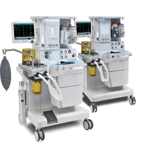 Aparelho de anestesia infantil - AX600 - Comen - com carrinho / com monitoramento respiratório / com ventilador