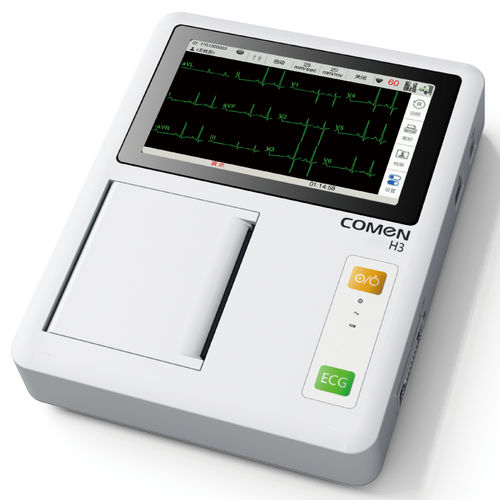 Eletrocardiógrafo de 3 canais - H3 - Comen - para ECG em repouso / digital / com impressora