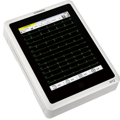 Eletrocardiógrafo de 12 canais - H12 - Comen - para ECG em repouso / digital / com impressora
