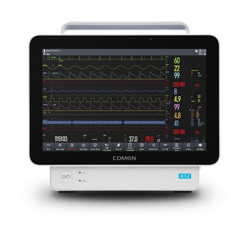 Monitor de paciente para cuidados intensivos - K12 pro - Comen - portátil / modular / de cabeceira