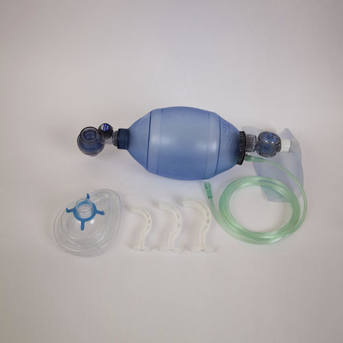Reanimador manual para adulto - SW71100B - Shining World Health Care - em PVC / com máscara / descartável
