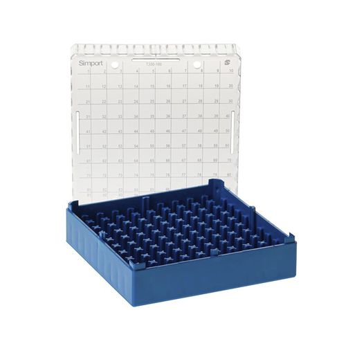 Caixa para amostras para criopreservação - T350-100 Micrewtube®   - Simport Scientific - de armazenamento / para tubos de microcentrifugadora / em policarbonato