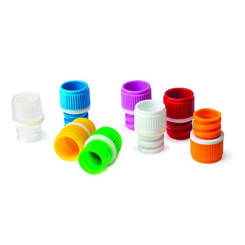 Tampa de tubos - T500OS series - Simport Scientific - de roscar / em polipropileno / em silicone