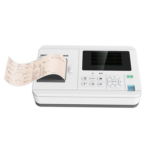 Eletrocardiógrafo para ECG em repouso - SE508  - Sino-Hero - de 3 canais / digital / com impressora