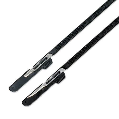 Bisturi com cabo plástico - Feather® - Socorex Isba - descartável