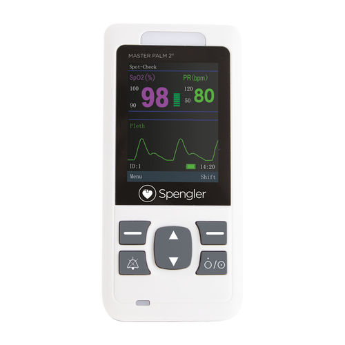 Oxímetro de pulso portátil - Masterpalm 2 - Spengler SAS - médico-hospitalar / para internação domiciliar / com sensor separado