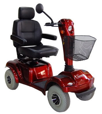 Scooter elétrica de mobilidade reduzida - SL4019 Evolution-4 - Sunpex Technology  - de 4 rodas / com cesta
