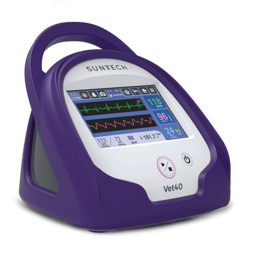 Monitor de sinais vitais veterinário - Vet40  - SunTech Medical - portátil / compacto / de ECG