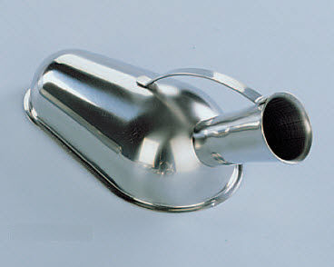 Urinol hospitalar em aço inoxidável - A8-338-000 - Titanox  - de homem / horizontal