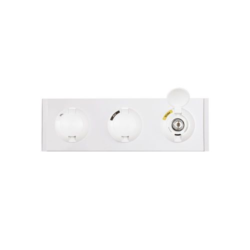 Unidade de distribuição de gases medicinais de parede - RAL 9016 - TLV Healthcare