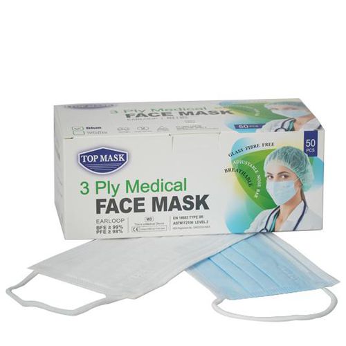 Máscara cirúrgica de tipo IIR - Top Glove - nível 2 / em polipropileno / para adulto