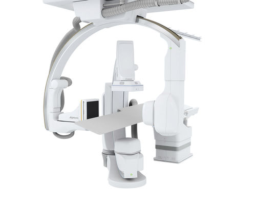 Sistema de fluoroscopia para angiografia - Alphenix Biplane - Canon Medical Systems Europe - digital / para fluoroscopia cardíaca / com intensificador de imagem fixado no teto