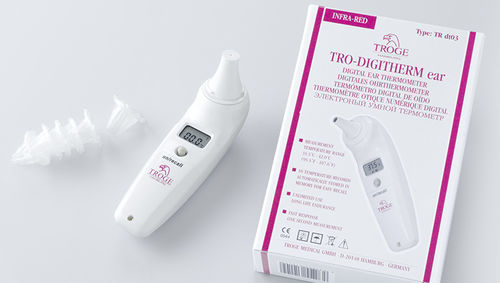 Termômetro clínico - TRO-DIGITHERM - Troge Medical  - de infravermelho / de ouvido / com sensor