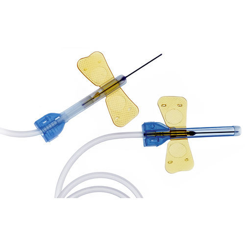 Agulha para punção venosa - TRO-VENOSET  - Troge Medical  - estéril / com dispositivo de segurança / com aletas