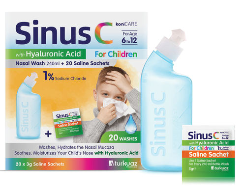 Irrigador nasal infantil - Konicare Sinus C - Turkuaz Medikal Kozmetik