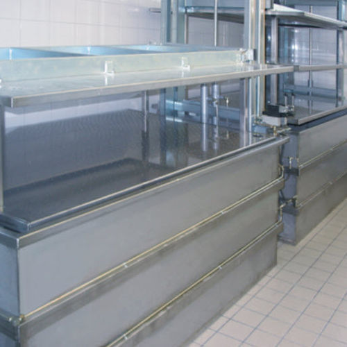 Bandeja coletora em aço inoxidável - UFSK INTERNATIONAL GmbH & Co. KG
