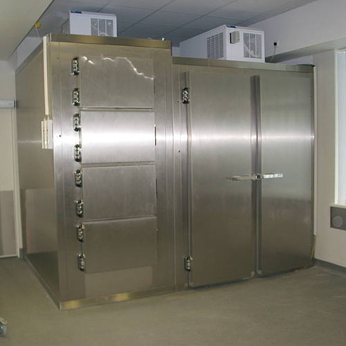 Câmara mortuária para caixão - LKZ HS 9 D - UFSK INTERNATIONAL GmbH & Co. KG - para vários corpos / com abertura frontal / modular