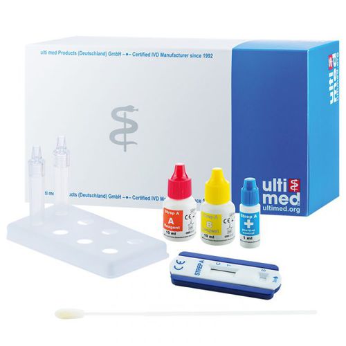 Teste rápido para doenças infecciosas - 014D300 - ulti med Products (Deutschland)  - de chumbo / de estreptococos do grupo A / de células