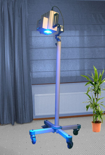 Aparelho de fototerapia neonatal - V-Care Medical Systems  - com rodízios / com luz azul
