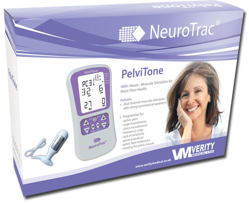 Eletroestimulador do assoalho pélvico - PelviTone - Verity Medical - de mão / NMES / de 2 canais