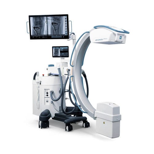 Intensificador de imagem móvel - Arcovis DRF-C S21  - Villa Sistemi Medicali - com detector de painel plano / com coluna de vídeo / com monitor de vídeo integrado
