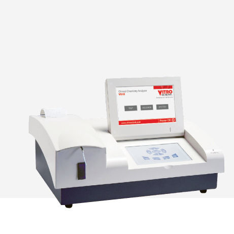 Analisador bioquímico semiautomático - VS – 10 - Vitro Scient - compacto / clínico / com touch screen