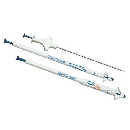 Dispositivo de fechamento laparoscópico - CTI-1012P, CTI-1015P, CTXL-P	 - Wallach Surgical Devices - por sutura