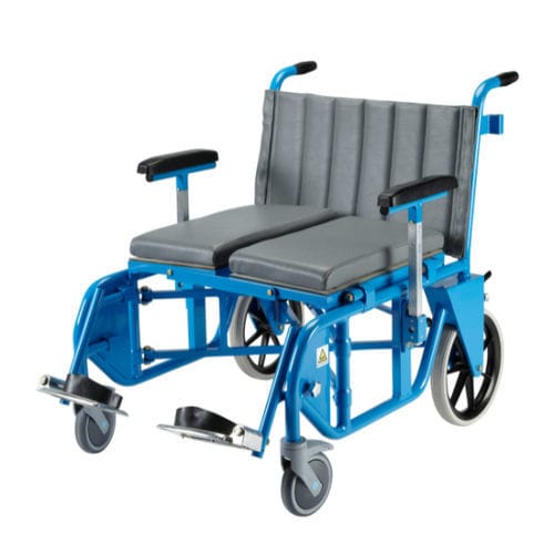 Cadeira de transferência de paciente para ambiente interno - MR4588 - Wardray Premise - para ambiente externo / com rodízios / dobrável