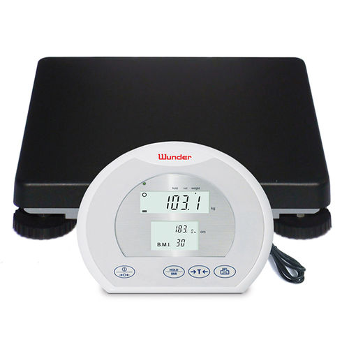 Balança antropométrica eletrônica - RB  - WUNDER  - plataforma / portátil / com display LCD