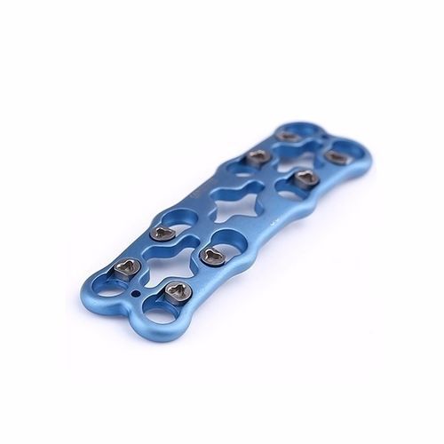 Placa para artrodese cervical - Double Medical Technology - bloqueada / metálica / 3 níveis