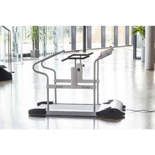 Esteira elétrica com corrimão - PhysioWalk® - zebris Medical - com suporte de peso pelas axilas