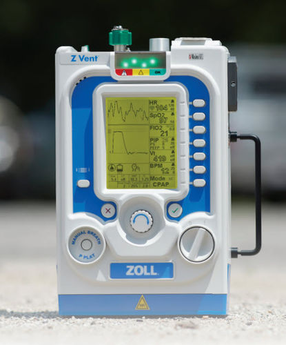 Ventilador de emergência - Z Vent®  - ZOLL Medical Corporation - para cuidados intensivos / eletrônico / eletropneumático