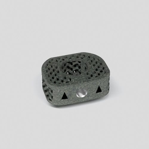 Espaçador intervertebral cervical - CeSPACE® 3D - Aesculap® - via anterior / impresso em 3D