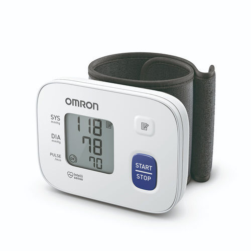 Medidor digital de pressão arterial automático - RS1 - Omron Healthcare Europe - oscilométrico / de punho / com bateria recarregável