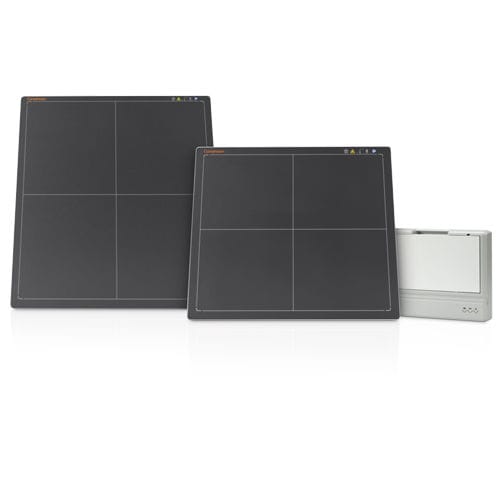 Detector de painel plano para radiografia geral - Focus 35C - Carestream - para radiografia veterinária / com conexão sem fio / 17 x 17