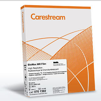 Filme radiográfico para radiografia geral - BioMax MR - Carestream - 8 x 10 / 14 x 17 / 10 x 12