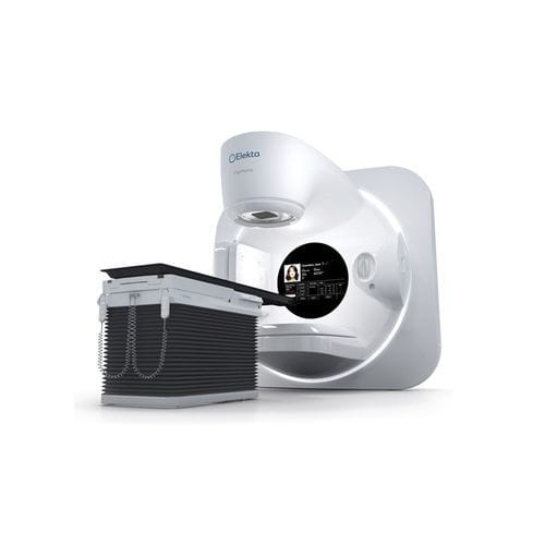Acelerador linear de partículas para radioterapia guiada por imagem - Harmony - Elekta - com mesa de coordenadas robótica / com colimador multilâminas (MLC)