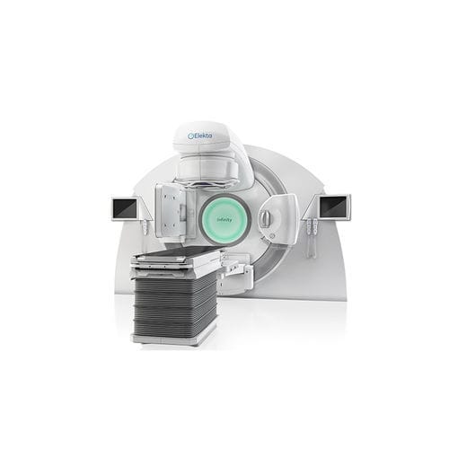 Acelerador linear de partículas para radioterapia guiada por imagem - Infinity™ - Elekta - para radioterapia por arcoterapia volumétrica / com mesa de coordenadas robótica / com colimador multilâminas (MLC)