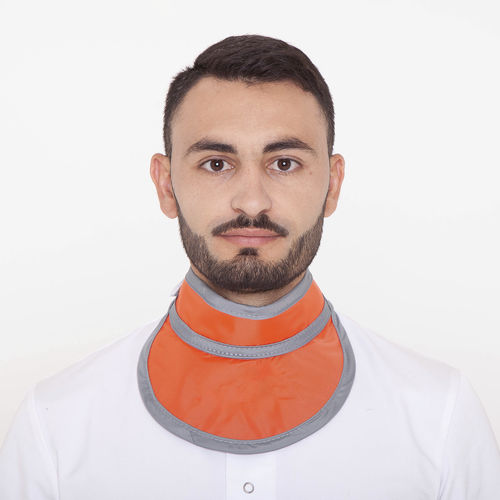 Colar de tireóide de proteção radiológica com proteção lateral - P-thy series - Promega - 0,50 mm / 0,25 mm / 0,35 mm