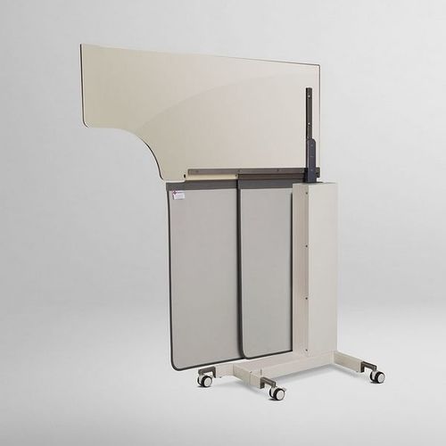 Biombo de proteção radiológica de raios X - F326/05 - Promega - móvel / 0,50 mm